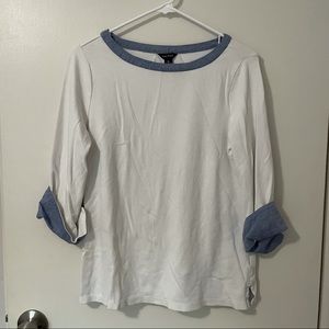 Nautical White Blouse